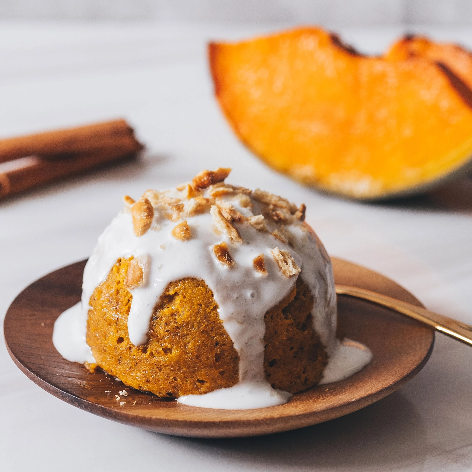 High Fiber Pumpkin Mug Cake - Chloe Ting Recipes
