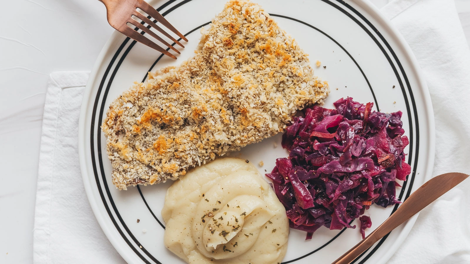 Baked Veal Schnitzel-image