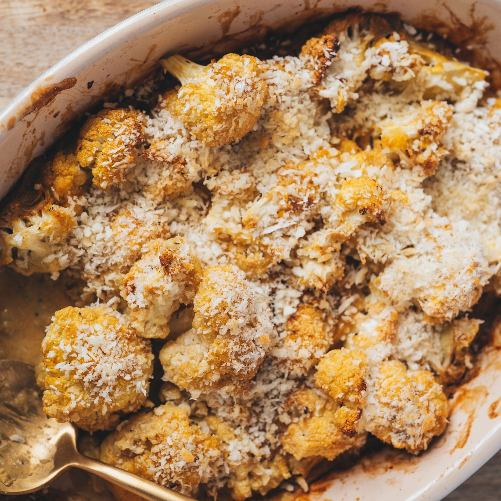 Cheesy Cauliflower Bake - Chloe Ting Recipes