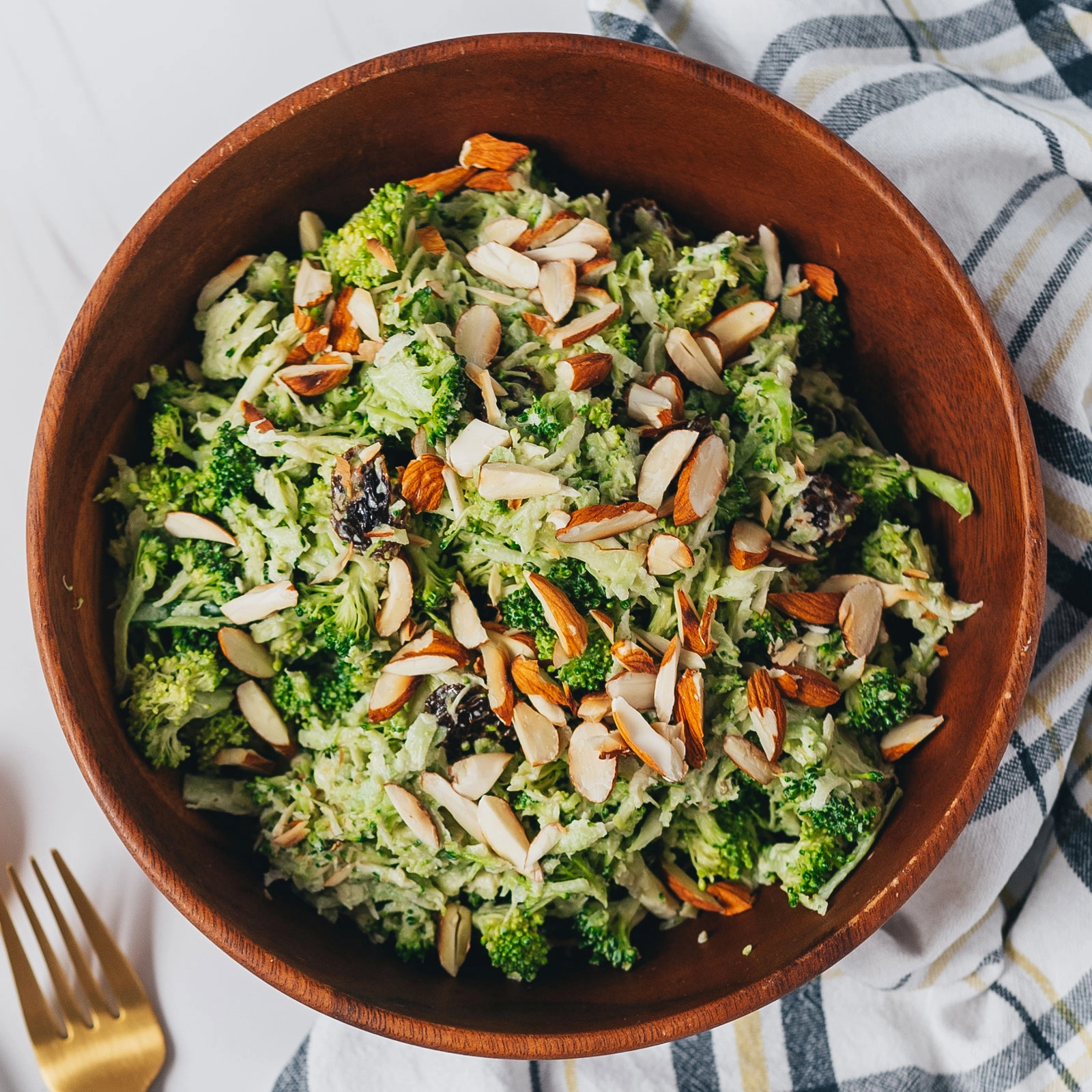 Honey Mustard Broccoli Slaw - Chloe Ting Recipes
