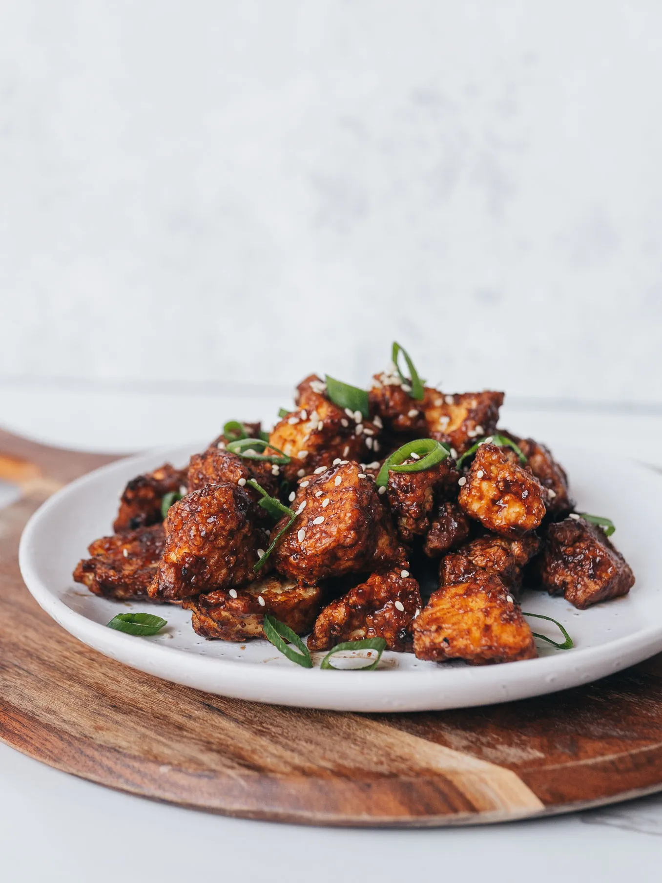 Sticky Garlic Tofu Chloe Ting Recipes