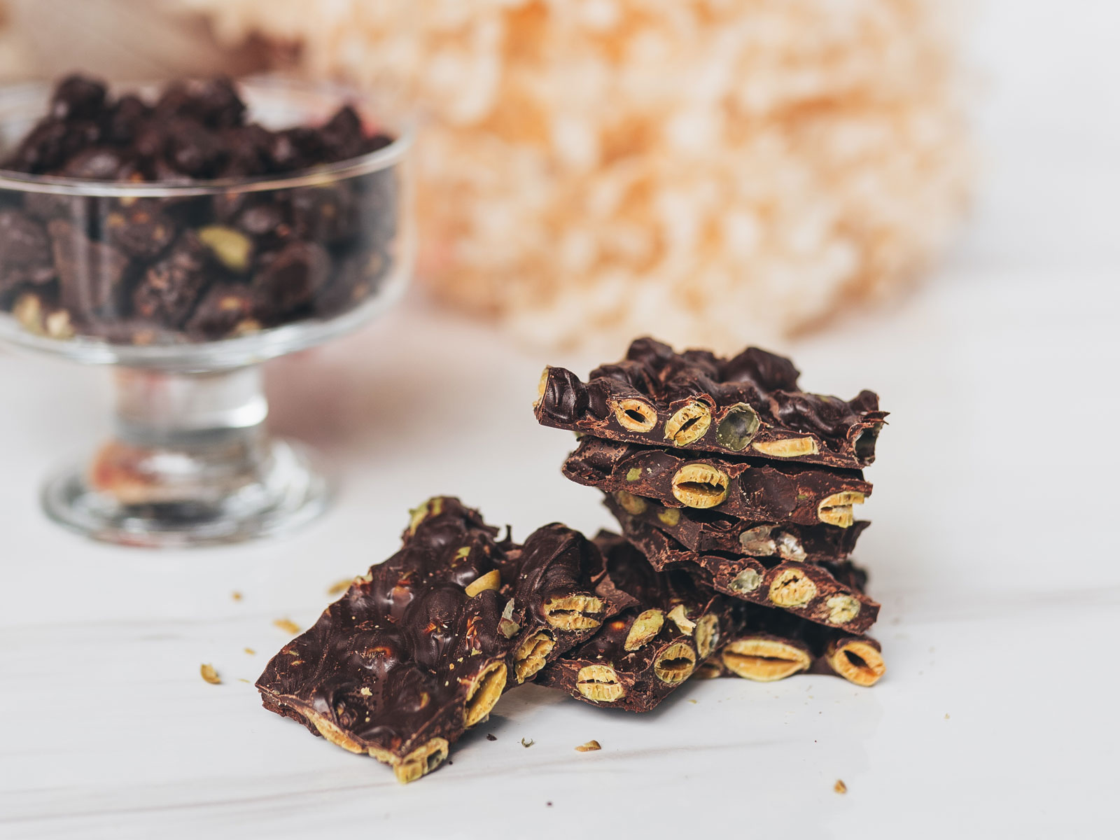 Dark Chocolate Edamame Bark Chloe Ting Recipes