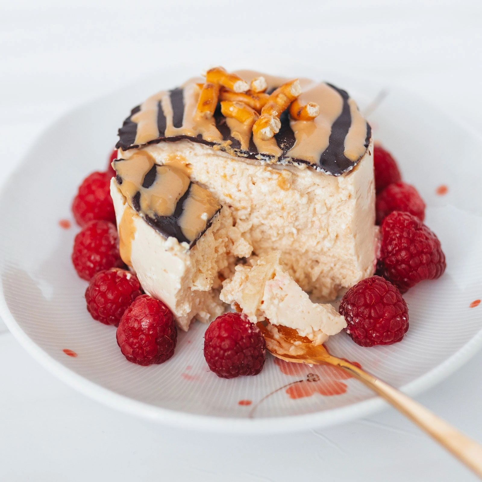 Peanut Butter Protein Cheesecake - Chloe Ting Recipes