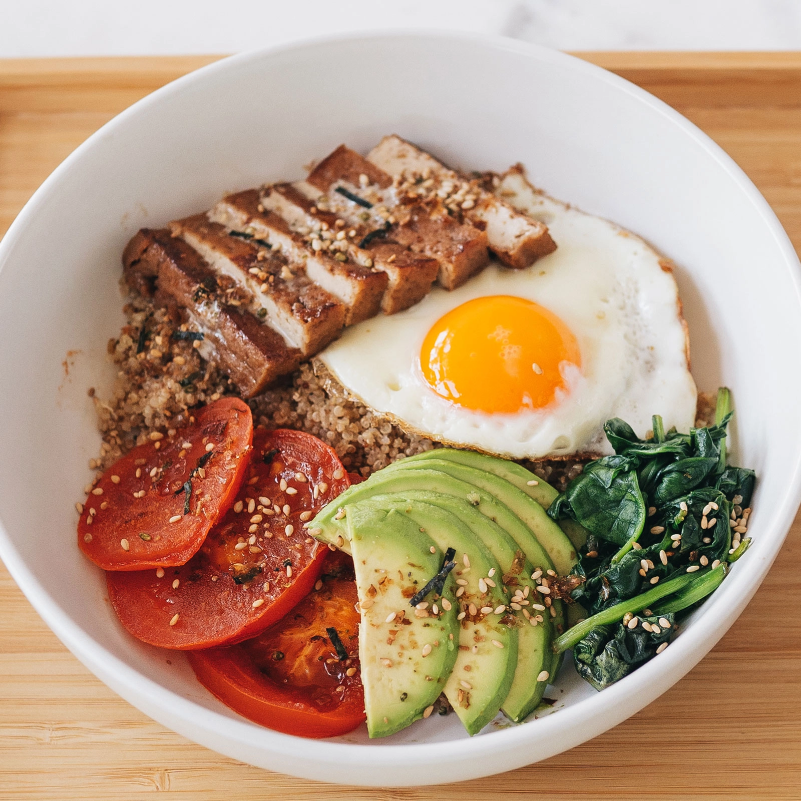 Savory Quinoa Breakfast Bowl Chloe Ting Recipes