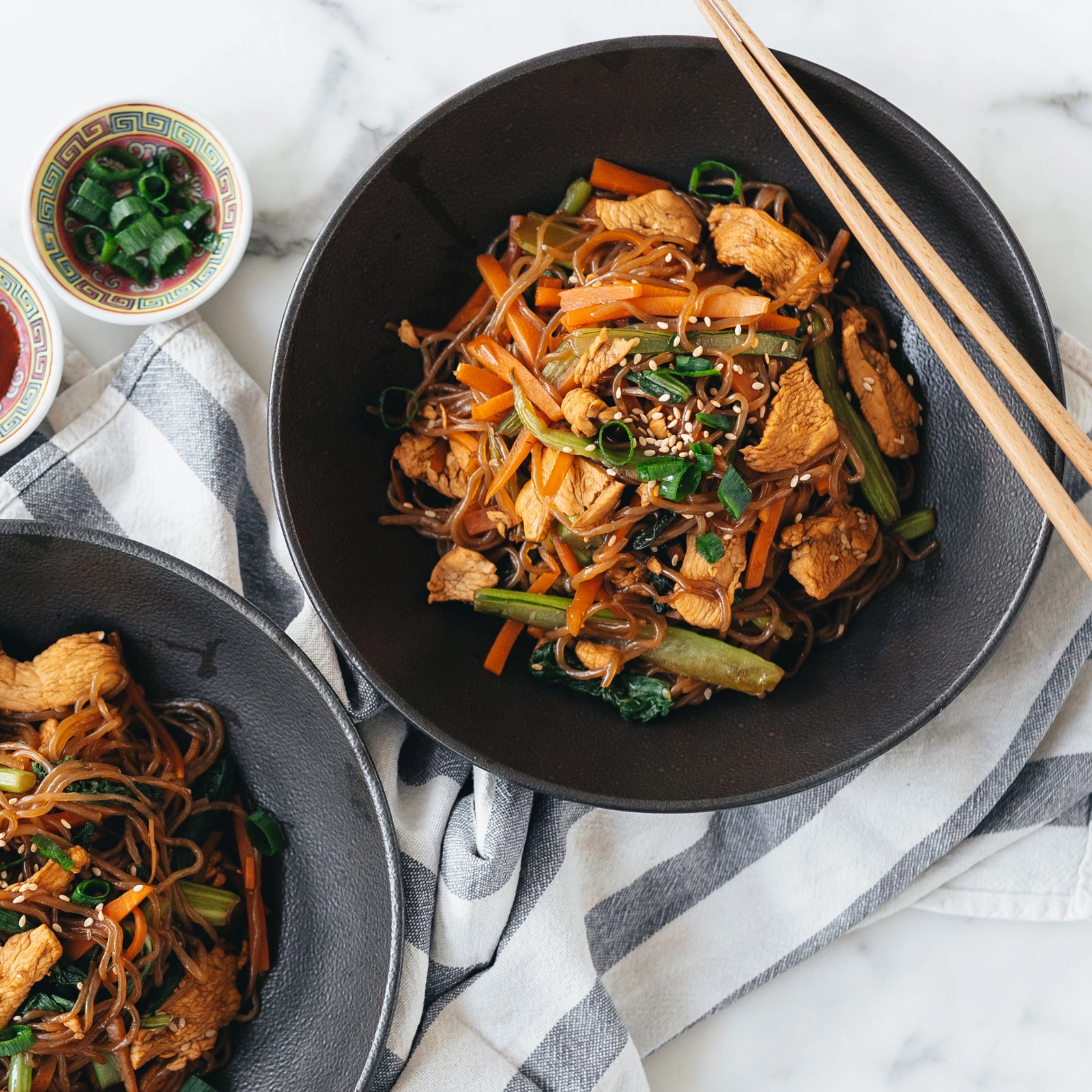 Low Carb Chicken Lo Mein - Chloe Ting Recipes