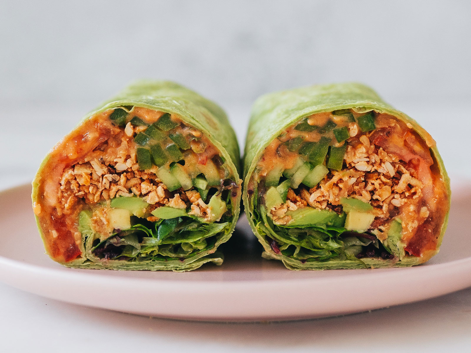 Chipotle Shredded Tofu Wrap Chloe Ting Recipes