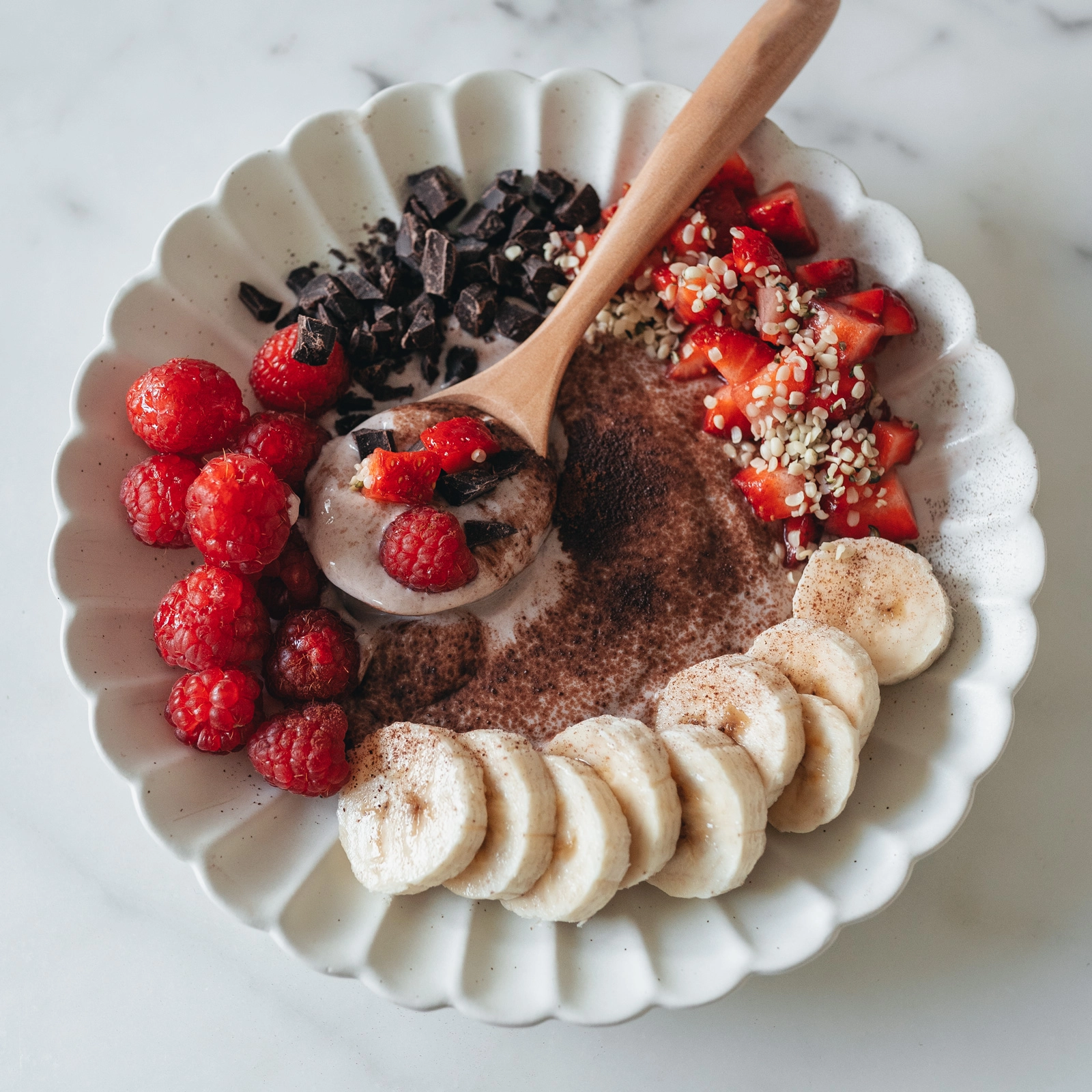 Vegan Mocha Yogurt Bowl - Chloe Ting Recipes