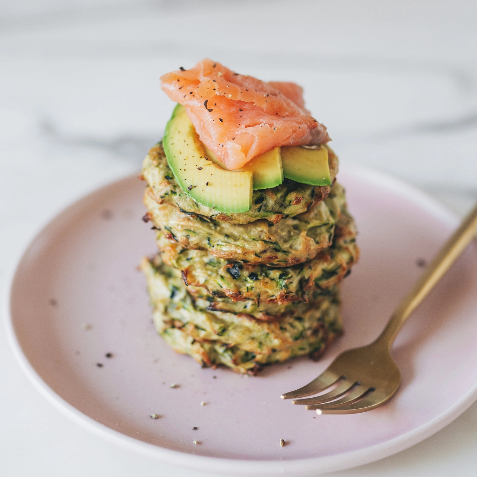 Healthy Zucchini Fritters - Chloe Ting Recipes