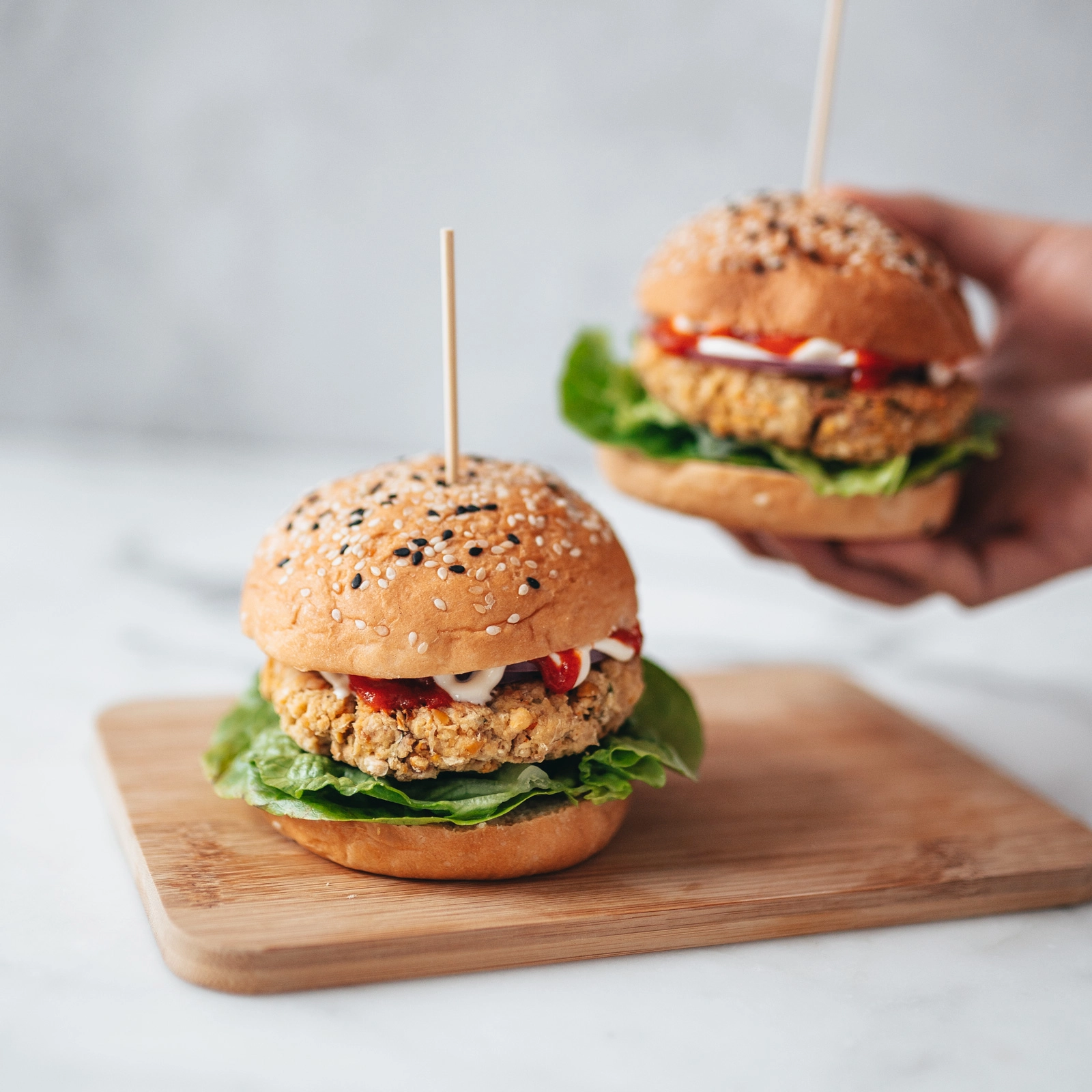 Chickpea Burgers Chloe Ting Recipes